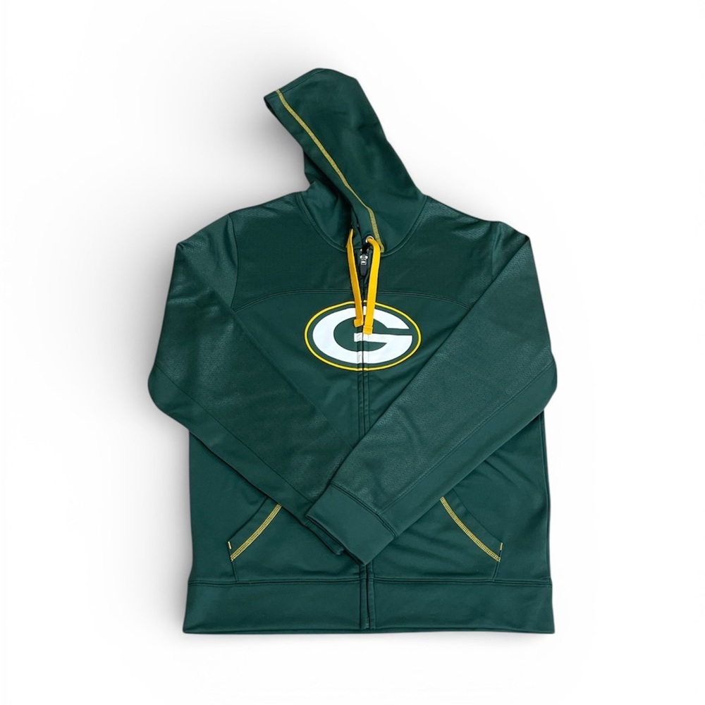 NFL Team Green Bay Packers TX3 Warm Green Full zip Jacket new without tags Med